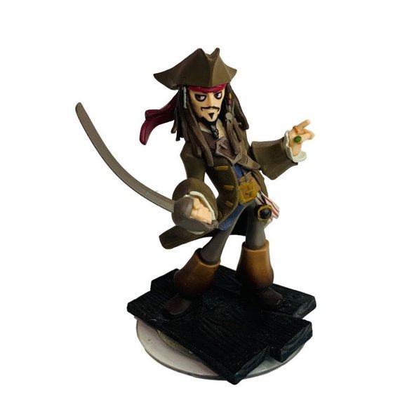 Disney Infinity Figure Captain Jack Sparrow 4"h Pirates of the Carribean - Picture 5 of 6